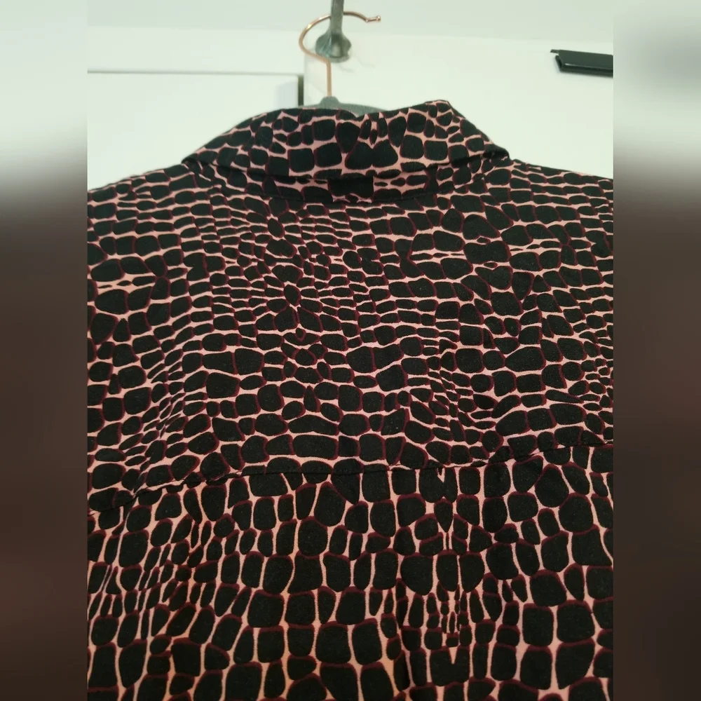 TOPMAN Large Short Sleeve Retro Print Shirt - Picture 4 of 5